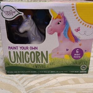 Paint Your Own Unicorn Kit - Pink and White